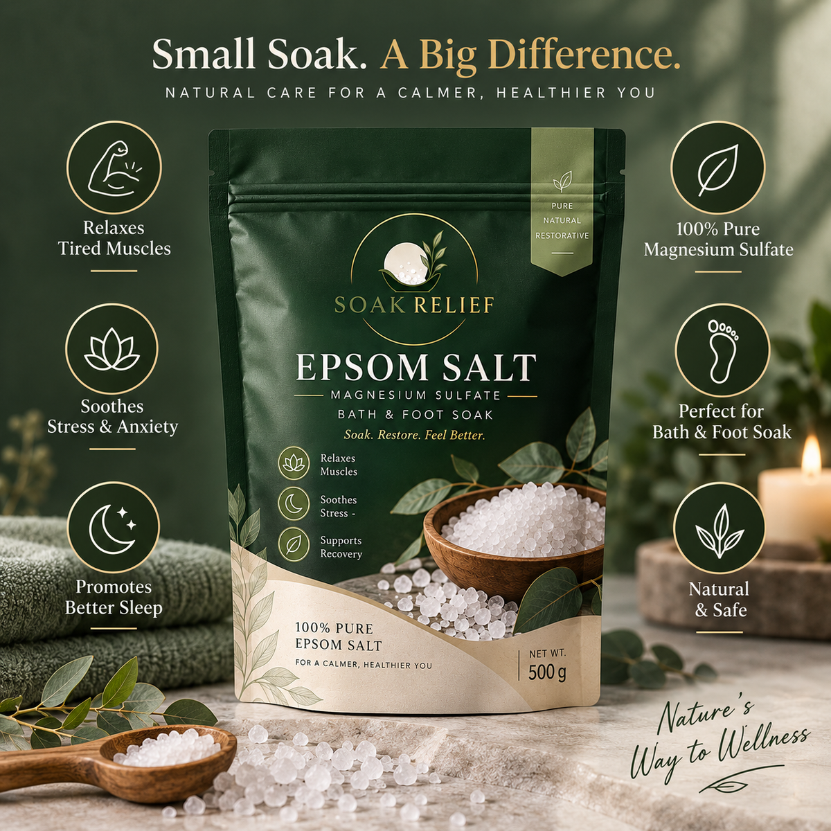 Soak Relief Epsom Salt