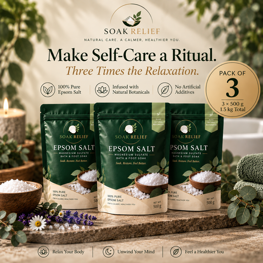 Soak Relief Epsom Salt Pack of 3